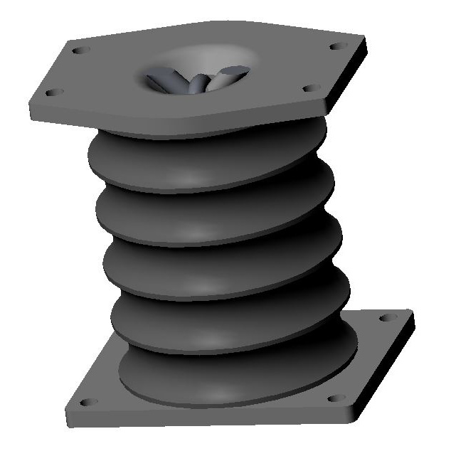 Plateform Isolators | Rubber Anti Vibration Mounts | Ebco, Inc.